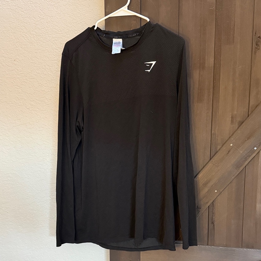 Gymshark Black Long Sleeve Men's Tee